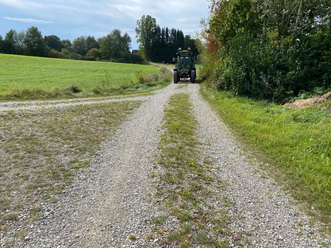 MS Grader an Traktor